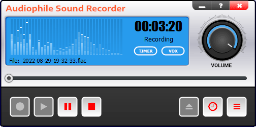 Audiophile Sound Recorder screenshot Audiophile Sound Recorder screenshot
