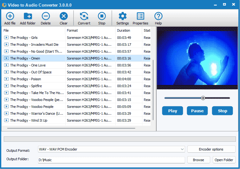 Video to Audio Converter